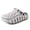 Grey, variant on Men's and Women's Summer Sneakers 3D Performance Cloud Cushion Non-slip Thick Sole Hollow Breathable Slides Garden Sandals