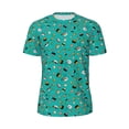 thumbnail image 5 of Wukai Sushi (3) Print Men's Short-Sleeved Mesh T-Shirt,Quick-Dry Short Sleeve Workout T-Shirt-Large, 5 of 8