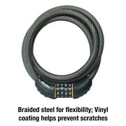 Master Lock Cable Lock, Set Your Own Combination Bike Lock, 6 ft. Long