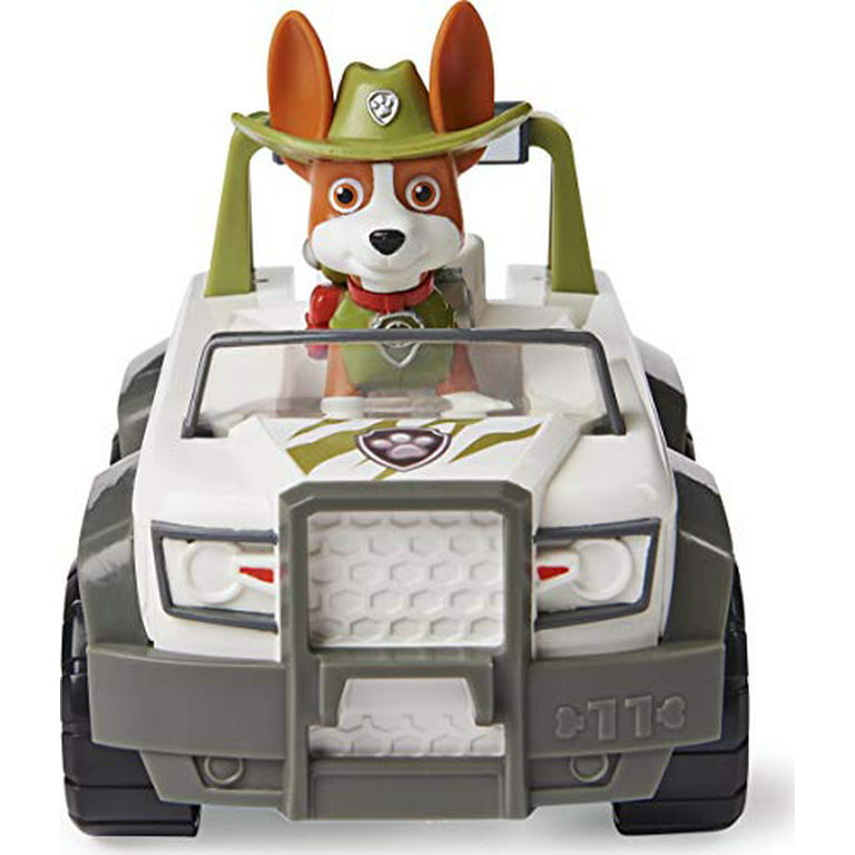 alder høst friktion Paw Patrol, Tracker?s Jungle Cruiser Vehicle with Collectible Figure, for  Kids Aged 3 and up - Walmart.com
