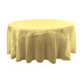 thumbnail image 1 of LA Linen TCOrgz108R-GoldO14 Nappe Ronde Miroir Organza&44; Or - 108 Po, 1 of 1