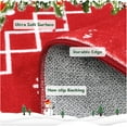 thumbnail image 5 of MJIAexp 8'x10' Christmas Area Rug,Washable Red Snowflake Indoor Christmas Holiday Decor Carpet, Non Slip Soft Low Pile Xmas Large rug for Living Room, Bedroom, Kitchen, Entryway, Dining Room, Red, 5 of 9