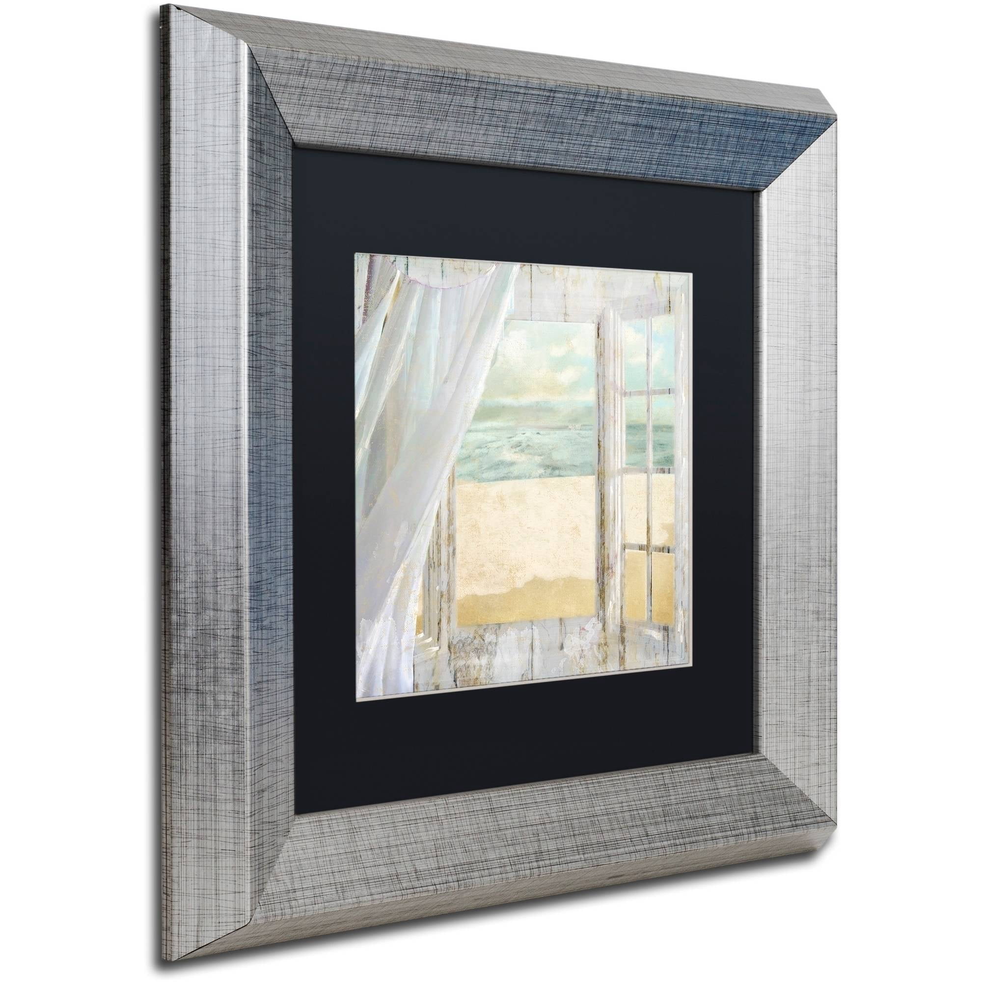 Trademark Fine Art "Summer Me I" Canvas Art by Color Bakery Black Matte, Silver Frame
