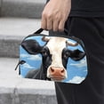 thumbnail image 2 of Cattle Hard Drive Bag Travel Organizer Phone Charger Organizer Small Electronics Travel Organizer Waterproof Oxford Fabric 5.9x9.44x3.14 in, 2 of 6