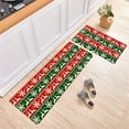thumbnail image 2 of WIFKLSIIPG 2 Piece Non Kitchen Mat Runner Rug Set Doormat Merry Christmas Snowman Door Mats Rubber Backing Carpet Indoor Floor Mat, 2 of 8