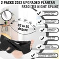 thumbnail image 4 of Plantar Fasciitis Night Splint, Foot Support Plantar Fasciitis, To Relieve Heel Pain, 4 of 4