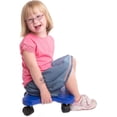 thumbnail image 2 of Fun and Function Plastic Scooter Board with Handles - 16 inch - Improves Balance, Posture and Coordination with Exercise for Ages 3+, 2 of 8