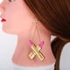 thumbnail image 4 of Par Pendientes Colgante Forma En Lápiz Labial Rojo Acrílico Gótico Para Amigo, 4 of 8