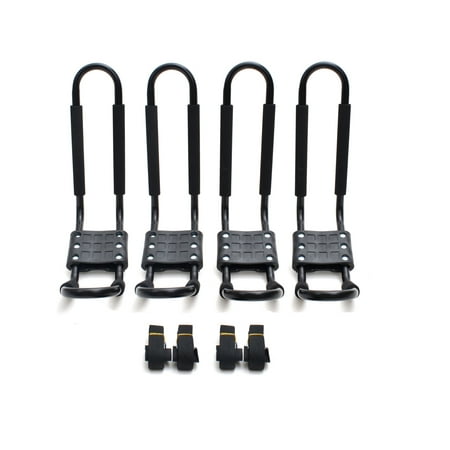 calhome 2 pairs j-bar duable kayak carrier canoe boat surf