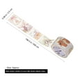thumbnail image 2 of MasteelfCA 2 Rouleaux de Tampons Washi Tapes Washi Notebook Patchs Autocollants de Décoration Rétro, 2 of 8