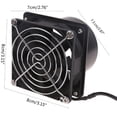 thumbnail image 4 of Smoke Absorber Fume Extractor Fan Pipe Duct Exhaust Fan USB Adjustable Speed Smoke Absorber ,Portable, 4 of 6