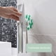 thumbnail image 5 of Soporte para cepillos de dientes de baño Estante de almacenamiento de pasta de dientes sin perforaciones (cactus verde) Likrtyny Libre de BPA, 5 of 8