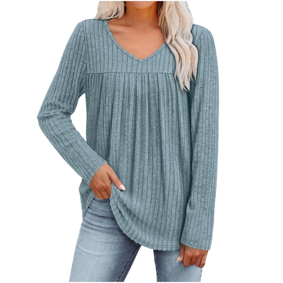 Fashion Fall Saving Women's Blouses Long Sleeve Medium Weight Shirts for Women Vintage Pullover Plus Size Tops for Women Fall My Items My Order