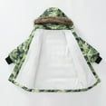 thumbnail image 6 of Kiijoy Little Boys Camo Puffer Parka Winter Coat Long Hooded Jacket Kids Warm Outerwear, 6 of 6