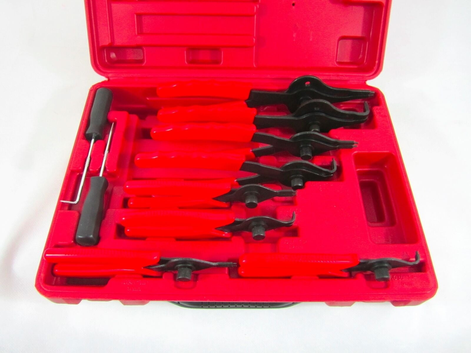 Snap Ring Plier Set 10pc Mechanic PRO Circlips w/Case Car Truck