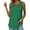 Green, variant on HOWPAY Sleeveless T Shirts for Women Oversized Crew Neck Basic Tee Solid Color Casual Loose Fit Summer Baggy Comfy Soft Y2K Clothes Black L
