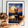 thumbnail image 5 of Australian Kelpie Dog Art Print Poster, Wall art Painting Decor, Starry Night Van Gogh Art Home Decor Artwork For Bedroom Living Room Bathroom Decor, 5 of 5