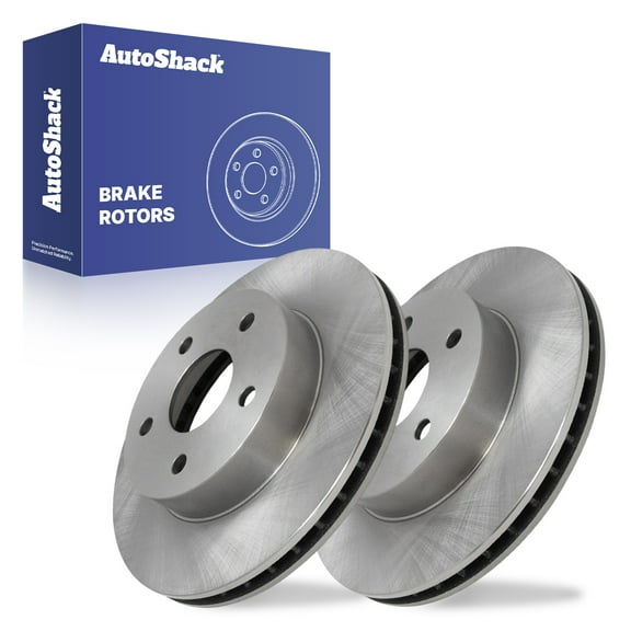 AutoShack Front Brake Rotors | Replacement For 1999-2004 Jeep Grand Cherokee 4.0L 4.7L V8 4WD AWD RWD | 2-PC Set
