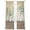Light Gray Green Tan Brown, variant on Farmhouse Botanical Sheer Curtains 45 Inch Length 2 Panels Set Window Treatments, Bottles Plans Country Brown Wooden Grain Rod Pocket Semi Curtains for Living Room/Bedroom/Kitchen, 104"W x 45"L