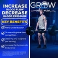 thumbnail image 3 of Grow Vitamin Nitric Oxide Booster Supplements, L Arginine 3150 mg, Extra Strength, 90 Tablets, 3 of 7
