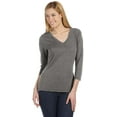 thumbnail image 3 of Bella+Canvas Women's Missy Jersey V Neck T-Shirt, 3 of 5