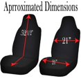 thumbnail image 5 of Official Licensed Corvette C3 68-82 Black Floor Mats & UAA Blue/Black Universal High Back Front Seat Covers, 5 of 11
