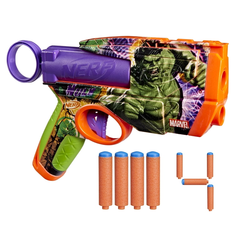 その他 1995 MARVEL L BLASTER - HULK Nerf Marvel Hulk Dart Blaster, 4 Nerf N1 Darts, Ages 8+ - Walmart.com