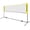 Yellow, variant on SONGMICS Badminton Net Set Portable Sports Set for Badminton Tennis Kids Volleyball Pickleball Easy Setup Nylon Net with Poles for Indoor Outdoor Court,10FT