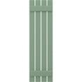 thumbnail image 5 of Ekena Millwork 15 1/2"W x 79"H Americraft Four Board (2 Batten) Exterior Real Wood Spaced Board-n-Batten Shutters (Per Pair), Track Green, 5 of 10