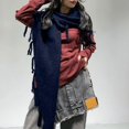 thumbnail image 7 of HuangHuanChen Shawl Wraps for Women Scarf Sweater Retro Solid Color Fringe Shawl Cardigan Cape Soft Knit Blanket Shoulder Tops Shawls and Wraps for Evening Dresses One Size, 7 of 7