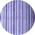 thumbnail image 1 of Ahgly Company Machine Washable Indoor Round Abstract Blue Contemporary Area Rugs, 7' Round, 1 of 4