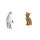 thumbnail image 1 of Escultura de pingüino,Escultura de pingüino para decoración nórdica del hogar,Adorno de mesa con estatua de animal,artesanía para decoración de dormitorio,Figura de escritorio,Estatua de, 1 of 8