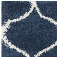 thumbnail image 3 of SAFAVIEH Hudson Arline Geometric Shag Area Rug, Navy/Ivory, 7' x 7' Square, 3 of 7