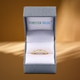 thumbnail image 6 of Forever Bride 1/4 CTTW Round Diamond Women's 10k Yellow Gold Anniversary,Wedding Band, 6 of 8