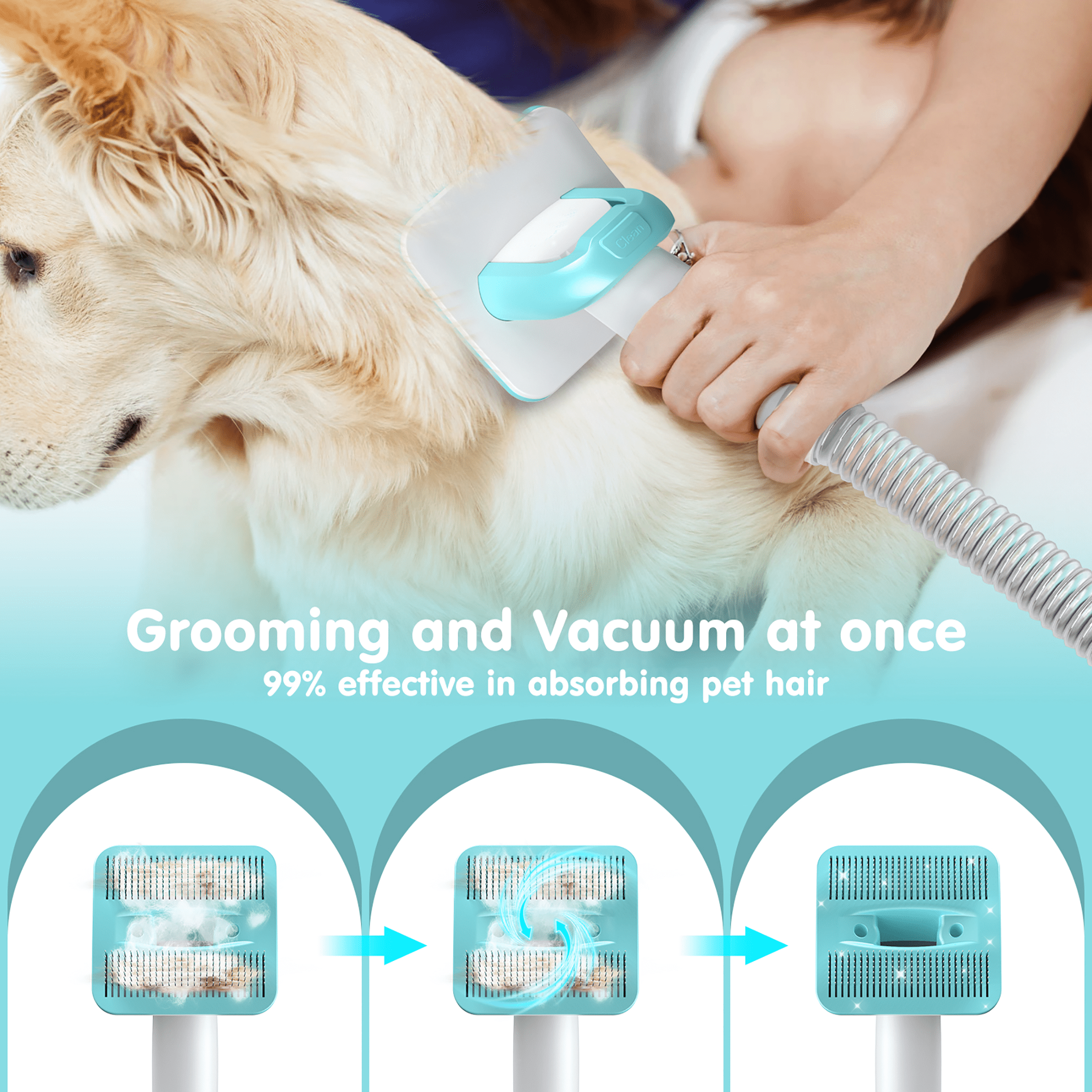 PUPCAの6in1 Pet Grooming Vacuum グルーミング掃除機 Amazon.com: PUPCA Dog Grooming Kit, 6 in 1 Pet Vacuum