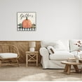 thumbnail image 2 of Stupell Industries Gather Seasonal Botanical Pumpkin Graphic Art Gray Framed Art Print Wall Art, Design by Livi Finn, 2 of 7