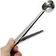 thumbnail image 3 of 7Inch Coffee Scoop with Bag Clip,Coffee Spoon Measuring,for Ground Coffee and Beans,Stainless Steel, 3 of 5
