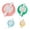 Gold_1, variant on 4 Count Pom-Pom Makers Set, Colorful Plastic Yarn Ball Weaving Tools with Ergonomic Handles, Easy-to-Use Craft Accessories for Creating Fluffy Pom-Poms for DIY Knitting, Crochet Projects, Home Decor
