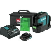 Makita SK105GDNAX 12V max CXT Lithium-Ion Cordless Self-Leveling Cross-Line Green Beam Laser Kit (2 Ah)