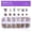 H, variant on Nail Accessories Heart Shape Flatback Nail Gems 12 Grids Decorating Set for Crafting Design