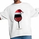 thumbnail image 3 of Camisetas para hombre con copa de vino y gorro navideño, camisetas casuales de manga corta para hombre, camisetas gráficas para adolescentes, niños y hombres., 3 of 8