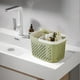 thumbnail image 5 of Cesta de lavado portátil de plástico | Organizador de baño multicolor con separación entre húmedo y seco, diseño transpirable, material grueso y duradero | Soporte para artículos de tocador de, 5 of 5