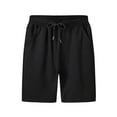 thumbnail image 2 of asjyhkr Mens Cotton Pajama Shorts Plus Size Drawstring Elastic Waist Comfy Loungewear Sleep Bottom Shorts with Pockets(L-4XL), 2 of 8
