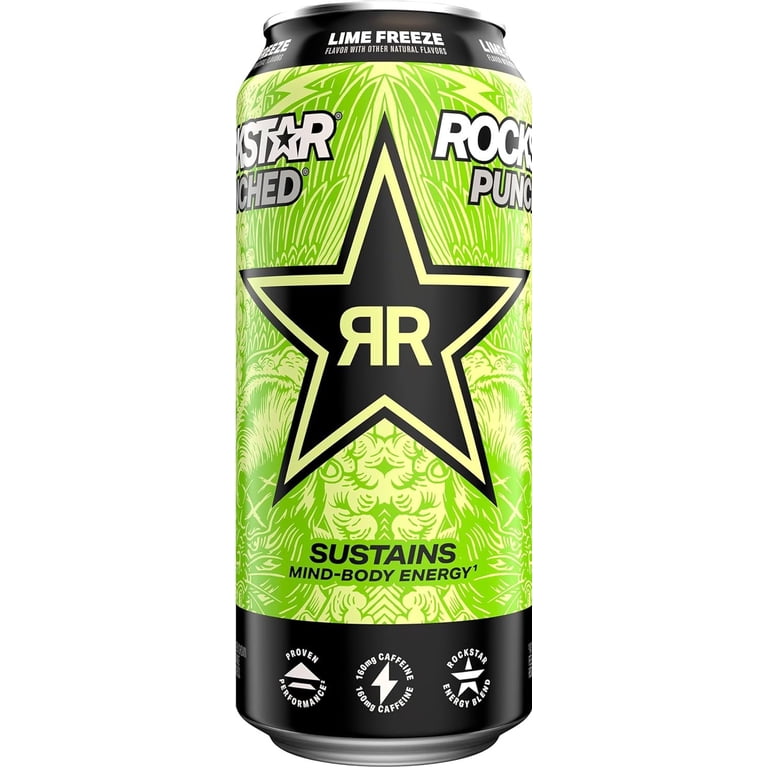 Rockstar Energy Drink Punched, 4 Flavor Variety Pack, 16oz Cans