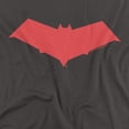 thumbnail image 2 of Batman Red Hood Women's T Shirt, Charcoal, X-Large, 2 of 6