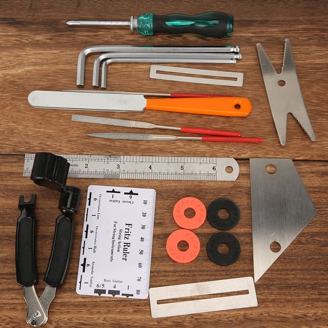 Kit de herramientas de mantenimiento Bling Bling para guitarra Enrollador de cuerdas 3 en 1