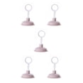 thumbnail image 2 of Naiovety Desatascador de inodoro, suministro de baño pequeño con asas, cepillo para cuenco, accesorios para el hogar, herramienta de limpieza rosa 5Conjunto, 2 of 6
