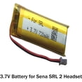 thumbnail image 2 of 3.7v 720mAh Battery for Sena SRL, SRL 2 Motorcycle Bluetooth SHOEI Neotec II SP51 SP55 Bluetooth Communication System SRL Battery Replacement, 2 of 6