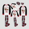 thumbnail image 1 of Pijamas familiares a juego de Navidad, conjunto de pijamas de Dachshund a través de la nieve, Tops de reno, pantalones, 2023, 1 of 3