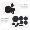 thumbnail image 3 of SHOWERORO 1 Set Drum Sound Dampening Pads Black for Percussion Instruments, 3 of 5